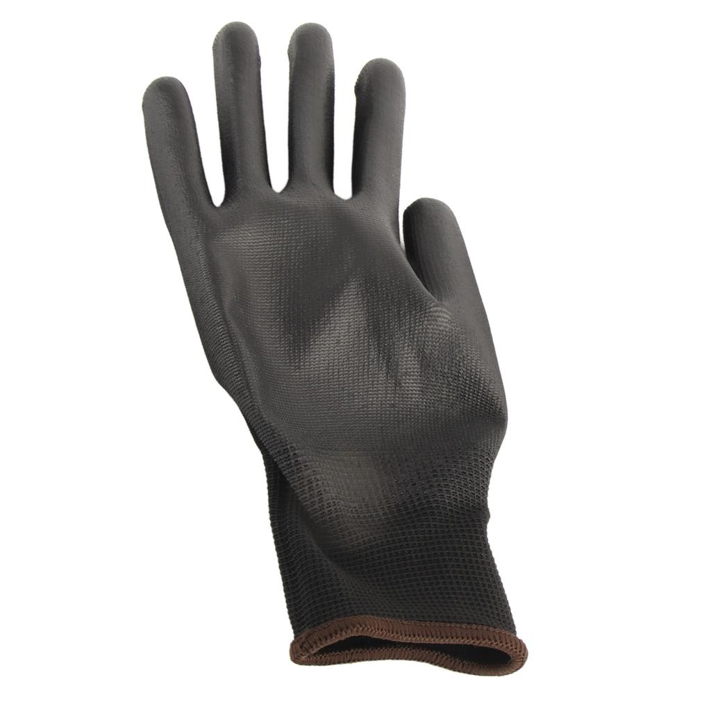 10 Pairs Work Gloves PU Coated Anti Static Safety Working Accessory Tool Set Kit 9L