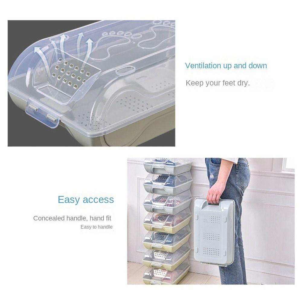 Dustproof Shoe Box Thickened Shoe Cabinet Space Saving Shoes Organizers  for Home