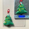 Christmas Tree Plush Keychain Pendant, Cute Little Bell Christmas Gift, Bag Pendant Student Backpack Holiday Accessories