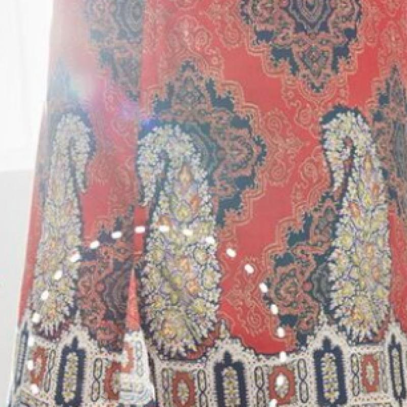 L Affair Red paisLey DRess Lwodg796 Re