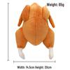 Peluche Bulldog Francese con Palla Squeaky e Giocattolo con Corda per Gatti e Gattini - Resistente al Morso, Design Cartoon Frutta