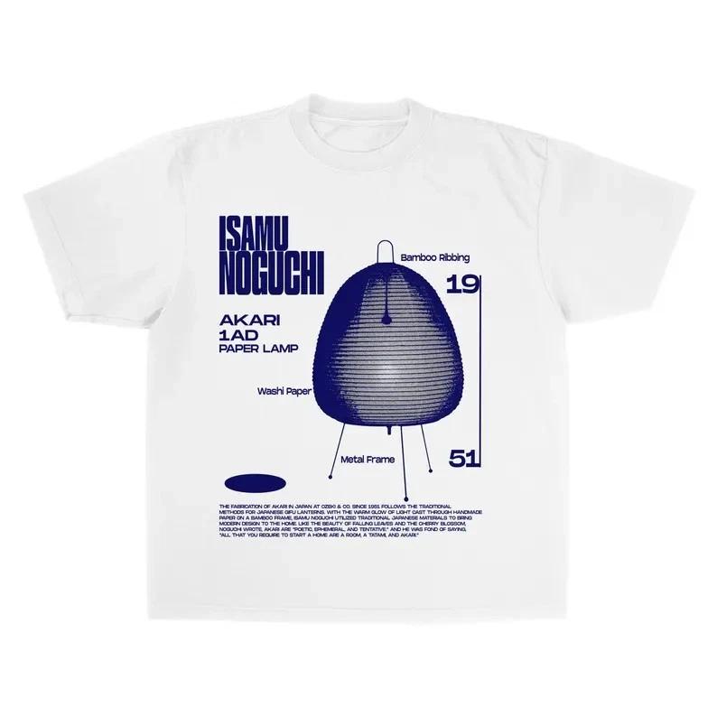 Vintage 90s Isamu Noguchi Lamps Shirt, Vintage Lamps t-shirt M