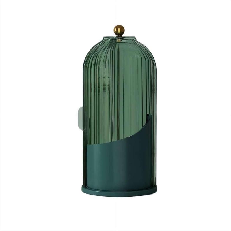 

Rotating Bathroom Shelf For Cosmetics And Toothbrushes Featuring 360 Spin Access Waterproof Simple Installation 1