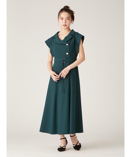 Decollete trench dress LWFO251184GRN1