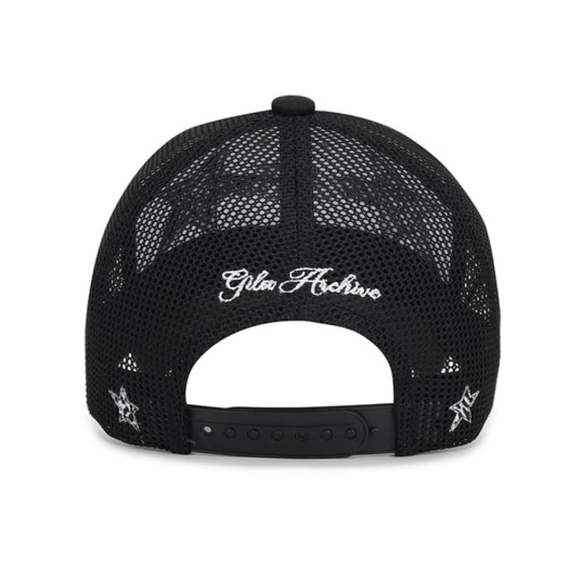 GILA ARCHIVE ANIMAL STAR MESH CAP_BK