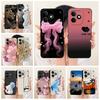 For Realme Note 80 Case RMX5388 Luxury Bow Love Heart Painted Cover Soft Silicone Case For Realme Note 80 Note80 4G Fundas Coque