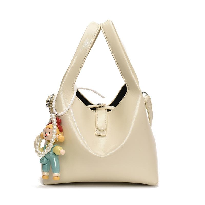 

Модная женская сумка, новая сумка-мессенджер через плечо для поездок на работу, большой вместимости no pendant белый