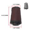 Red Universal Water Guard Cold Air Intake Pre-Filter Cone Filter Cover Dustproof