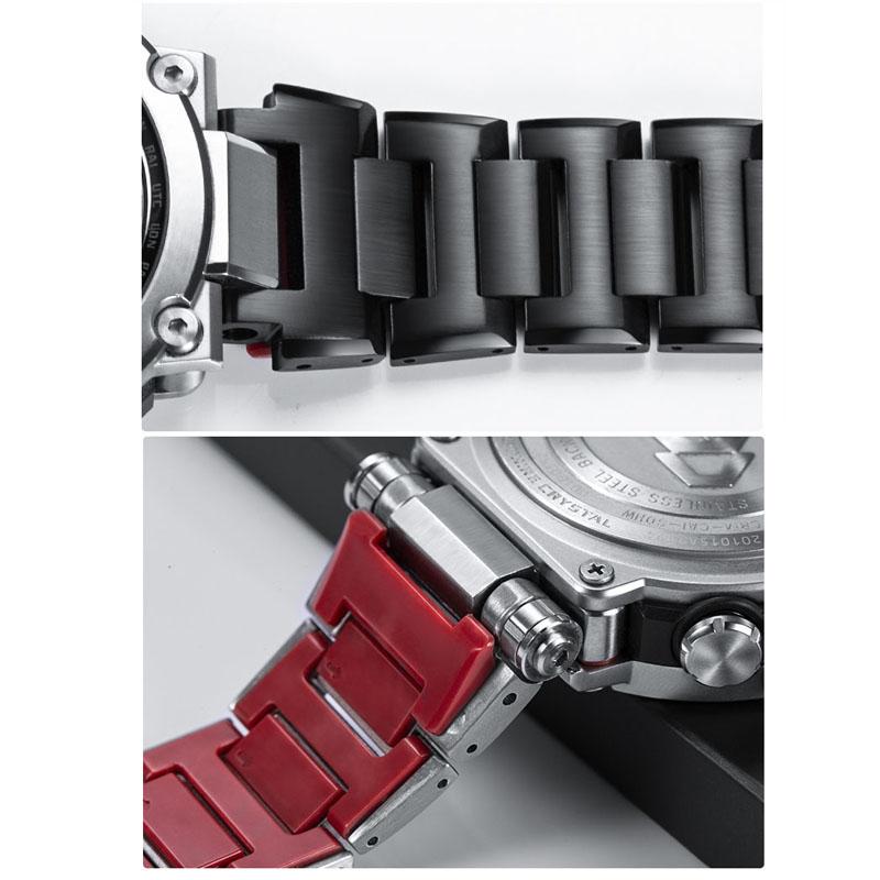 Pulseira para MTG B1000 Pulseira de Metal Coração de Aço C-asio GSHOCK MTG-B1000 BTG-B2000 Pulseira de Aço Inoxidável 316L com Ferramentas