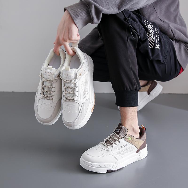 Herrenmode Sneaker Outdoor Plateau Schuhe Bequeme Schnürschuhe Freizeitschuhe Vielseitige Sneaker Neue Herrenschuhe Klobige Sneaker