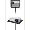 Soporte de Proyector Portátil Altura Ajustable Trípode de Proyector Bandeja Soportes para Tarjeta de Sonido Plataforma Soporte para Cámara Portátil