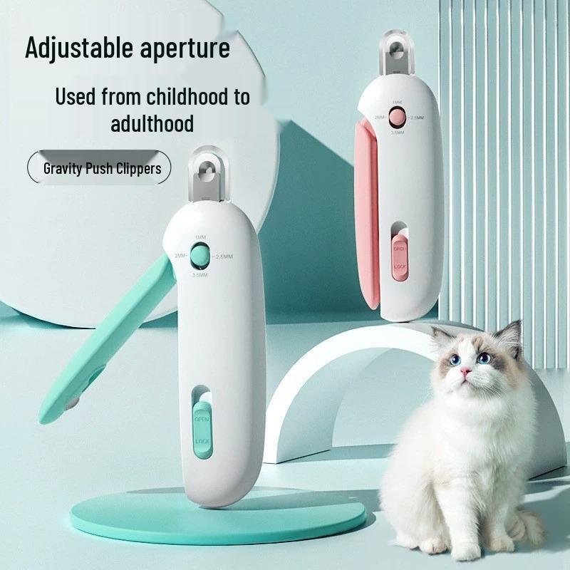 Adjustable Pet Nail Clippers for Small Animals - Beginner Rabbit & Cat Nail Care Tool