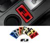 MUMAREN 2007-2021 FJ Logo Gear Panel Sticker Center Console Gear Shift Panel Cover Decoration