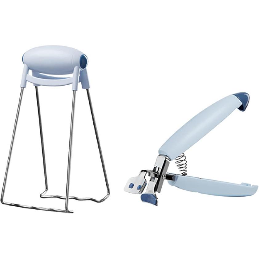 Plate Gripper, Anti-scalding Bowl Clamp, Stainless Steel Hot Bowl Dish Pan Clip, Kitchen Plate Retriever Tongs for Kitchen Home Restaurant Cooking