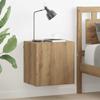 Wall Mounted TV Cabinet 40.5x30x40cm Artisan Oak Engineered Wood