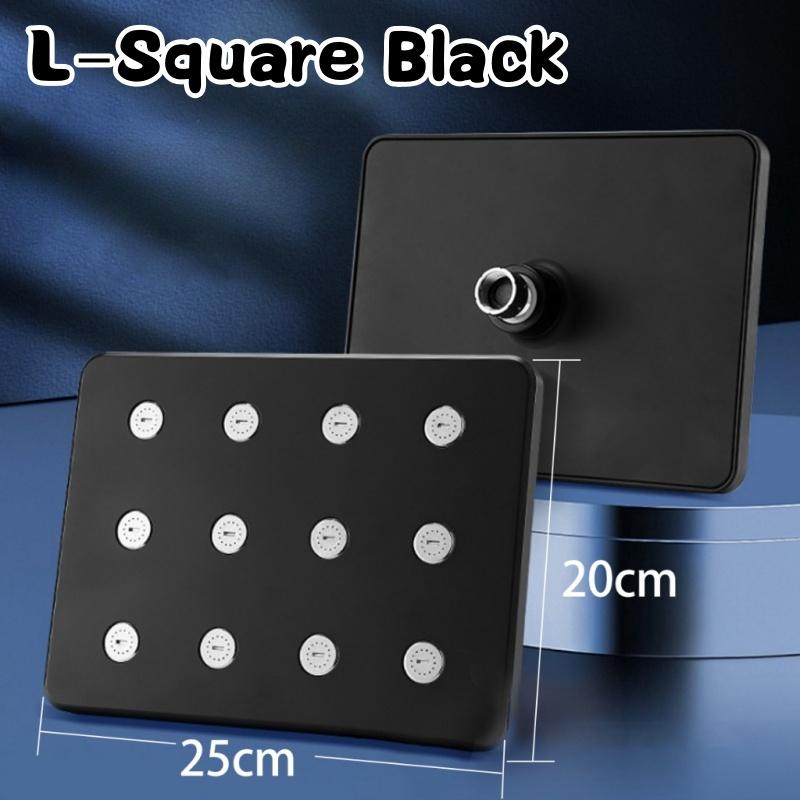 Pommeau de Douche Pluie Haute Pression Débit d'Eau Magique Pommeau de Douche Pluie Mini Douchette Supérieure Douche Économie d'Eau Accessoires de Salle de Bain