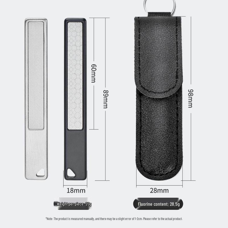 Stainless Steel Double-Sided Nail File - Coarse & Fine Buffing and Shaping Tool