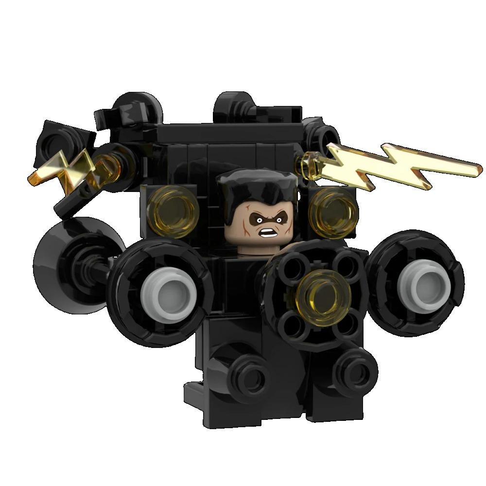 Mini Skibidi Toilet Man Figure Anime Block Toys TvMan Plus Titan Cameraman Speakerman Bricks Model Toy Kid Birthday Gifts