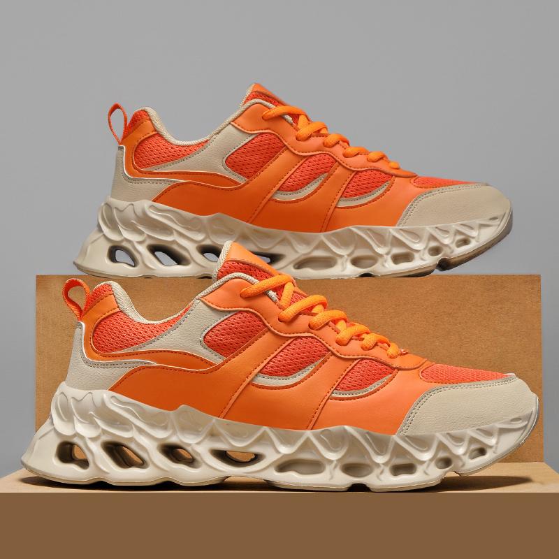 

YRZL Мужские кроссовки для бега Легкие дышащие кроссовки Нескользящие кроссовки для тренировок в зале Мужские повседневные кроссовки для ходьбы и бега 44 белый