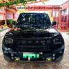 For Jetour T2 2023-2025 Automobile ABS Bright Black Grille Letter Marking Sticker Auto Exterior Decoration Parts
