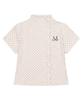 Mucent Minuit Button Mini Dot Short Sleeve Cardigan (2 Colors)