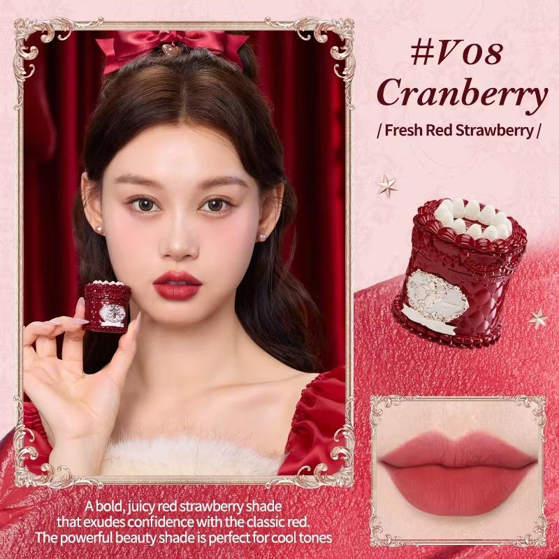 Flower Knows Swan Ballet Little Angel Collection Rossetto Vellutato Opaco Impermeabile Rossetto Vegano Lunga Durata Lucidalabbra Coreano