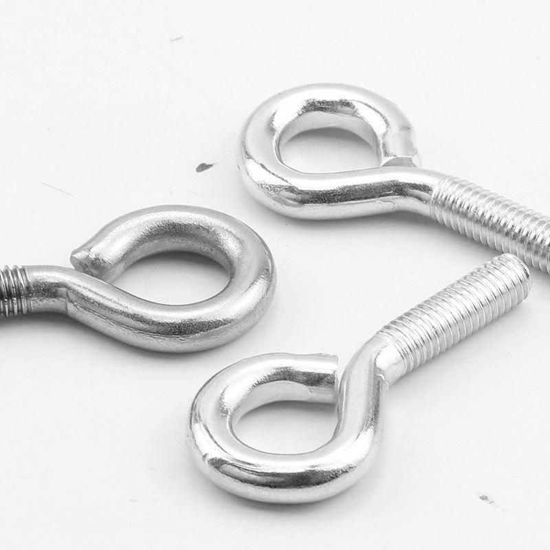 Edelstahl Ösenmaschinenschraubhaken mit Ring, M4-M24