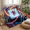 Coperta in Flanella con Stampa Aston Villa, Morbida Calda Leggera Coperta da Divano Letto Campeggio
