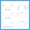 Two sets of simple dentures, artificial teeth, DIY temporary restoration dentures, easy to wear, instant dentures, adhesive for men and women, instant