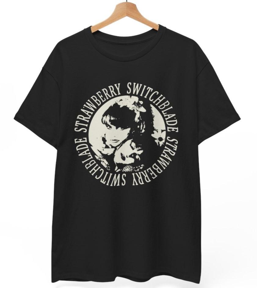 Футболка Strawberry Switchblade Готическая Deathrock Goth Post Punk Музыка Унисекс XXXXL