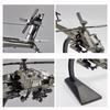 Scale 1:32 AH-64A Airplane Model Toy Car Die-cast Metal Sound Light Rotatable Tail Wing Fighter Models Boys Festival Presents