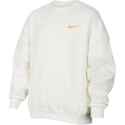 Nike Sportswear Solid Color Crew Neck Casual Pullover Long Sleeve Sweatshirt Kids Sweatshirt Sail HF1126-133