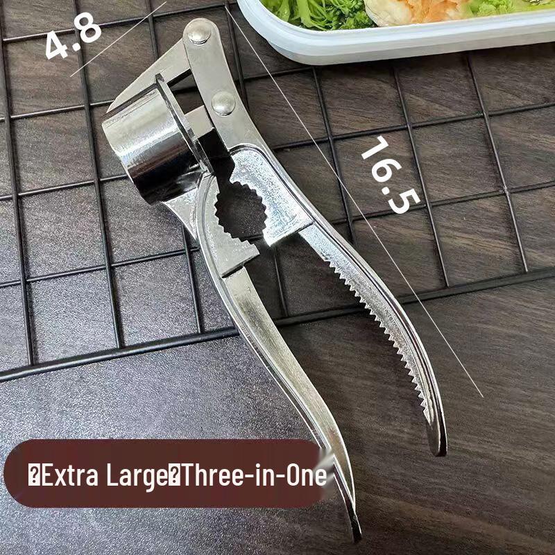 Lilang Multi-functional Manual Garlic Press & Peeler (3-Pack)