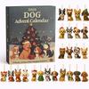 Calendar de Advent pentru câini 2025-24 buc. Ornamente 2D festive cu rase - Calendar de Advent pentru animale de companie cu ornamente reutilizabile, Idee pentru iubitorii de câini