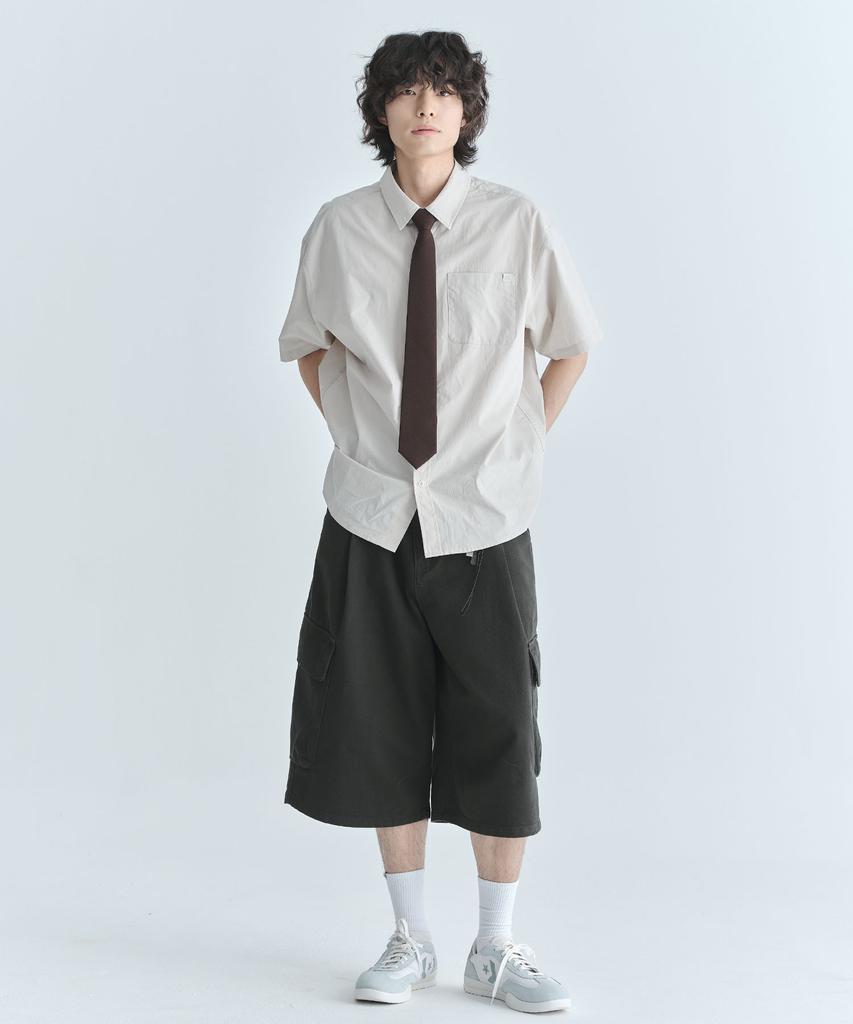 CGP 8-Part Bermuda Cotton Shorts - Charcoal