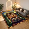 Tiki Mask Living Room Nonslip Area Rug Soft Carpet For Bedroom Game Playroom Sofa Office Home Decor Doormat Christmas Gift C9301204