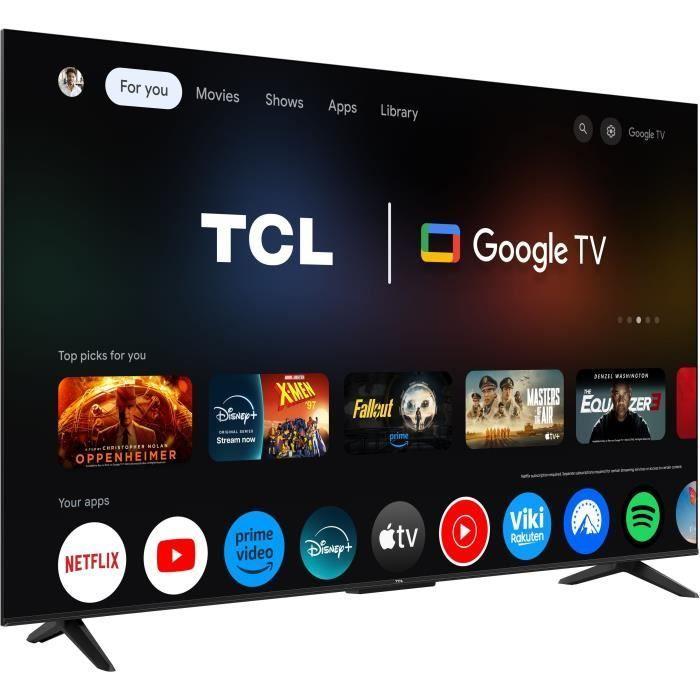 TCL 55P6K - TV LED 55" (139 cm) - 4K UHD 3840x2160 - HDR10+ - Google TV - 3xHDMI 2.1 - WiFi