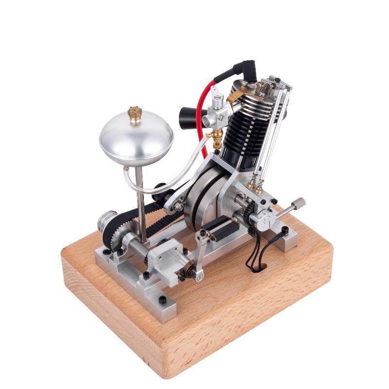 3.3CC V2Dual-cylinder Metal Four-stroke Physical Engine Model Scientific  Internal Combustion Engine Exquisite CNC Mechanic Gift