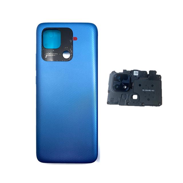 Original New Back Cover For Xiaomi Redmi 10A Battery Cover Rear Door Housing with Camera Frame Lens Replacement