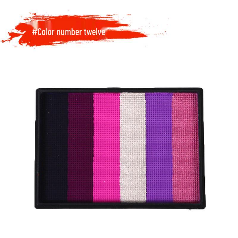 MengHui 12-Color Kids' Face Paint Set - Water-Soluble Body & Stage Makeup