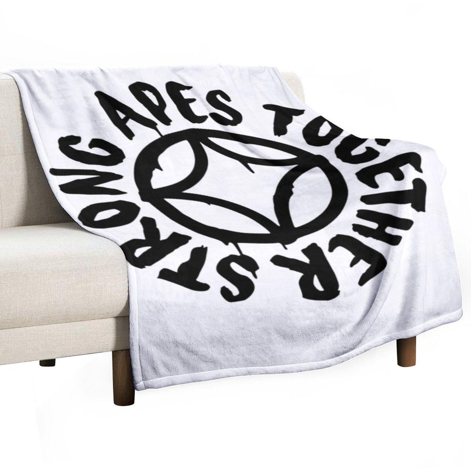 Apes Together Strong Throw Blanket Giant Sofa Flannels cosplay anime Decorative Sofas Blankets 30x40in