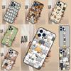 Funny Cute Cats Case For Oppo A18 A38 A58 A78 A98 A74 A54 A94 A80 A60 A40 A96 A76 A16 A15 A17 A57 A77 A5 Pro
