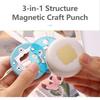 Maganetic Craft Hole Punch Punches Maker Embossing Punches Stationery Paper Puncher  DIY Craft