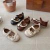 Girls' 2026 Cartoon Princess Mary Jane Leather Shoes – Soft Sole, Non-Slip, Cute Spring/Autumn Fashion