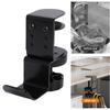 Desk Mount Bag Holder Strong Load Bearing 360 Degree Rotation Clamp On Dektop Backpack Hanger for Headphones