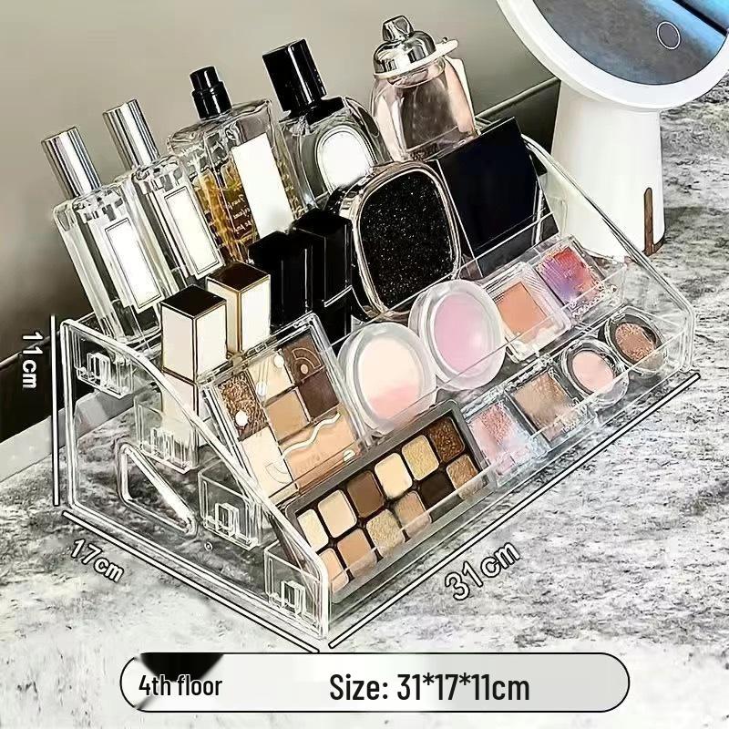 Small Acrylic Display Stand for Figurines and Ornaments - Multifunctional Transparent Staircase Design