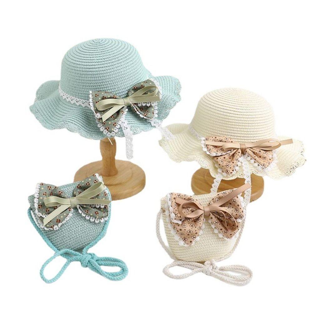 Multiple Colors Girls Sun Hat 2-8 Years Straw Hat Fashion Children Sun Hat Beach