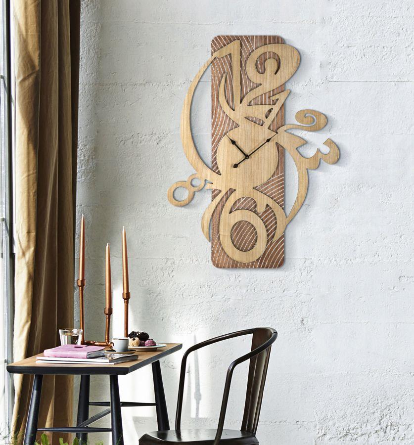 Wall Clock Wolly Cm 70X4,4X93