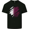 Torn Qatar Flag Qatari Day Football Mens Light Cotton T-Shirt Unisex T-Shirt