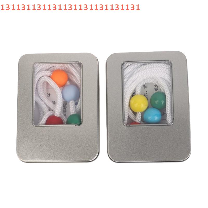 Spor Göz Görme Eğitimi Beş Boncuklu İp Göz Konverjans Yetersizliği Eğitim Aracı Hedef Noktalama Pratiği